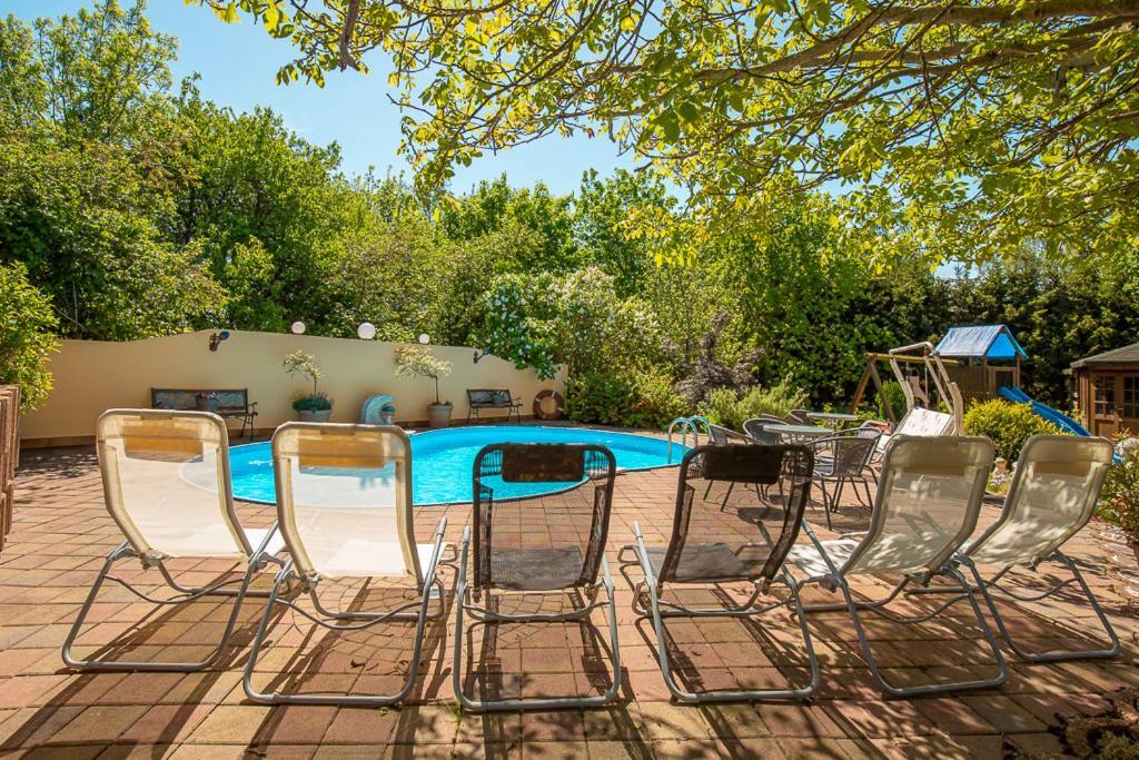 Ferienwohnung Am Walnussbaum Parchtitz Esterno foto