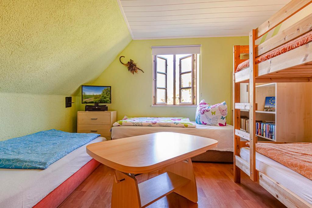 Ferienwohnung Am Walnussbaum Parchtitz Esterno foto