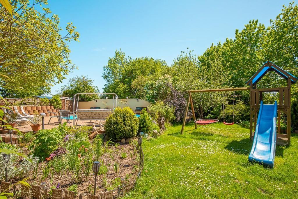 Ferienwohnung Am Walnussbaum Parchtitz Esterno foto